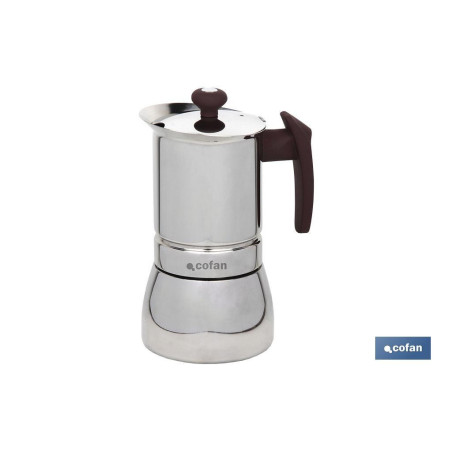 CAFETERA MODELO CONSTANZA | Fabricada en Acero Inox | 6 Tazas