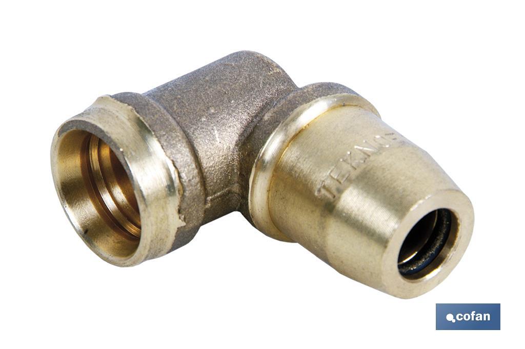 CODO CONECTOR  R A5 90º TUBO 6X1