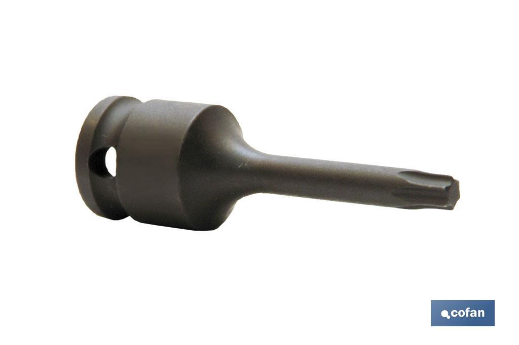 VASO IMPACTO 1/2 TORX MACHO T-45