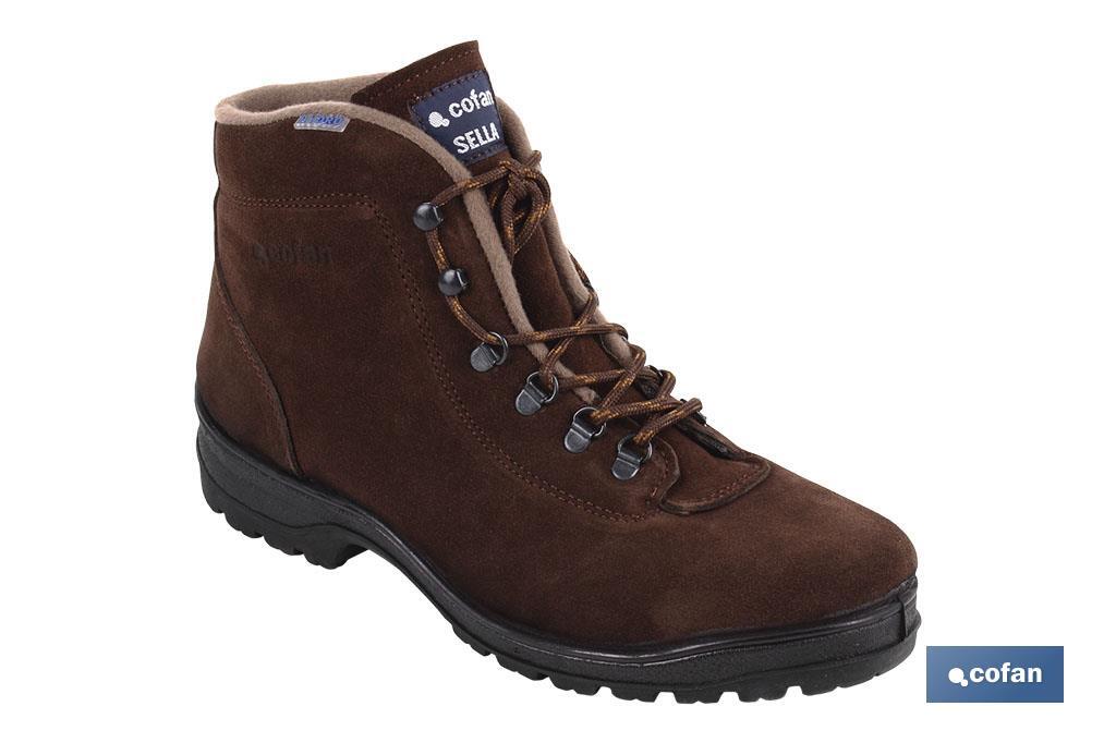 BOTA TREKKING MARRÓN HIDRÓFUGA MODELO SELLA T-42