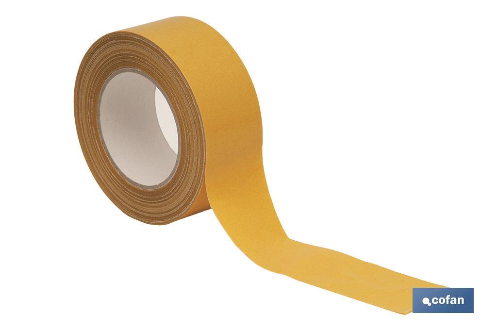 CINTA DOBLE CARA PARA MOQUETA 25MTS X 25MM (PACK: 1 UDS) CINTA DOBLE CARA PARA MOQUETA 25MTS X 25MM (PACK: 1 UDS)