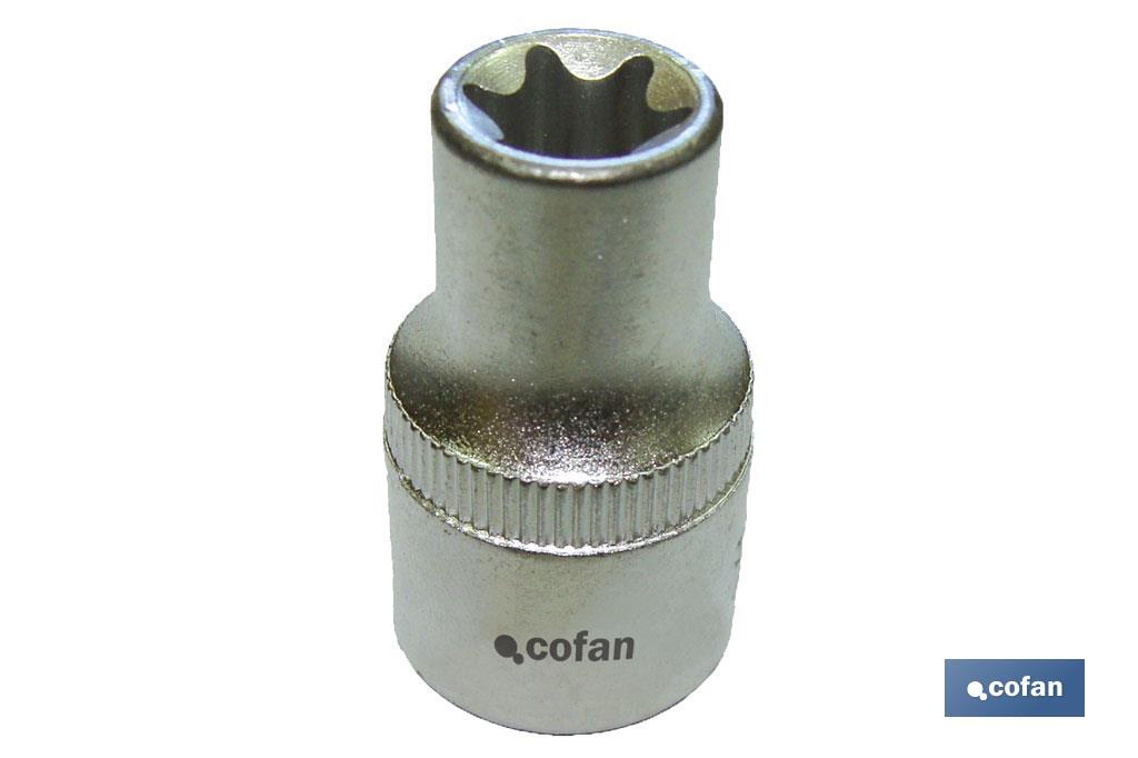 LLAVE DE VASO 1/4 TORX HEMBRA E-5 (PACK: 1 UDS) LLAVE DE VASO 1/4 TORX HEMBRA E-5 (PACK: 1 UDS)