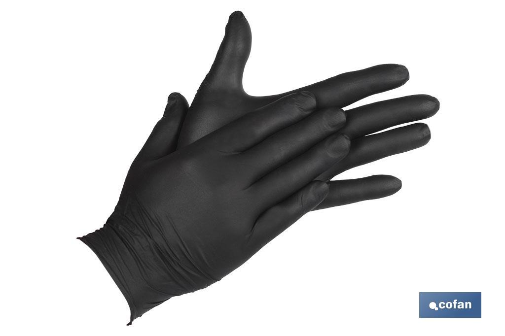 CAJA 100 UNDS. GUANTES DE NITRILO NEGRO T - M (PACK: 1 UDS) CAJA 100 UNDS. GUANTES DE NITRILO NEGRO T - M (PACK: 1 UDS)