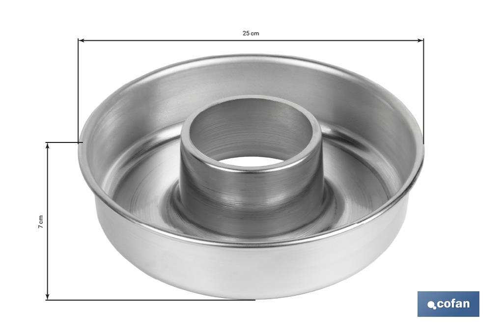 MOLDE ROSCO ALUMINIO 25cmventa unitaria (PACK: 1 UDS) MOLDE ROSCO ALUMINIO 25cmventa unitaria (PACK: 1 UDS)