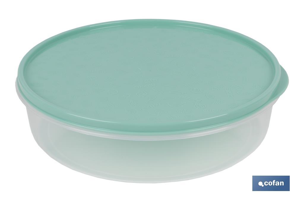 FIAMBRERA TORTILLA REDONDA VERDE  24.5X6.5cm venta unitaria (PACK: 1 UDS)