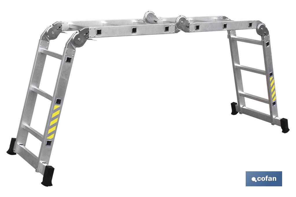 ESCALERA MULTIUSOS ALUMINIO 4 x 3 PELDAÑOS Y 3,25 M (PACK: 1 UDS) ESCALERA MULTIUSOS ALUMINIO 4 x 3 PELDAÑOS Y 3,25 M (PACK: 1 UDS)