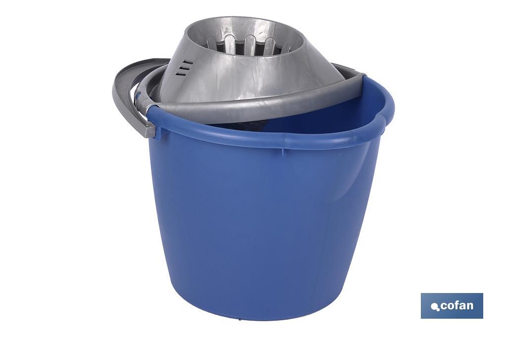CUBO + ESCURRIDOR 13 L AZUL (PACK: 1 UDS) CUBO + ESCURRIDOR 13 L AZUL (PACK: 1 UDS)