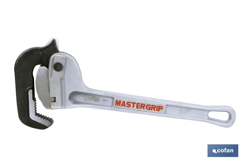 LLAVE PARA TUBO MASTERGRIP 18 ALUMINIO