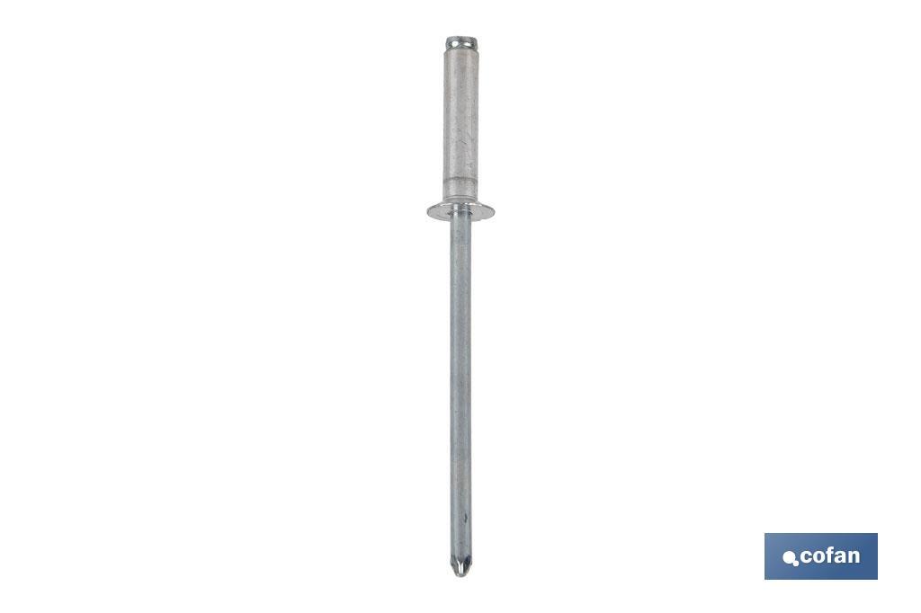 REMACHE ALUM. STAND. AVELLANADO 3,2 X 6 MM