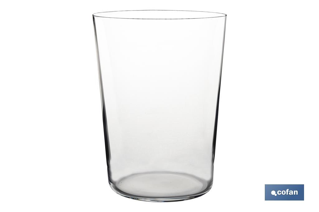 PACK 6 VASOS DE SIDRA CRISTAL FINO BRILLANTE 50 CL