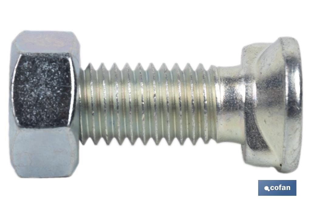 TORNILLO DOS PRISIONEROS C-8.8 M-14X45 ZINCADO (PACK: 25 UDS) TORNILLO DOS PRISIONEROS C-8.8 M-14X45 ZINCADO (PACK: 25 UDS)