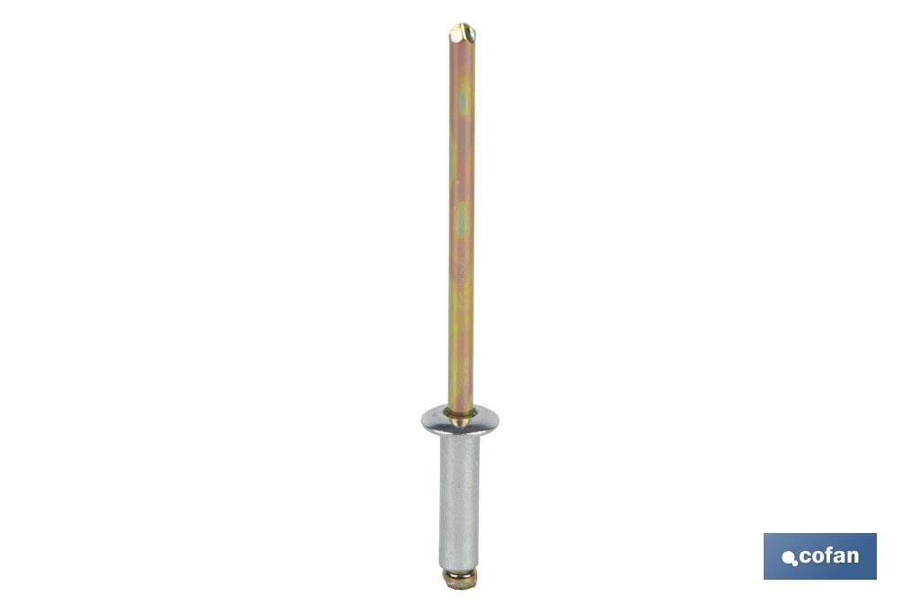 REMACHE ACERO  6 X 15 MM (PACK: 250 UDS)