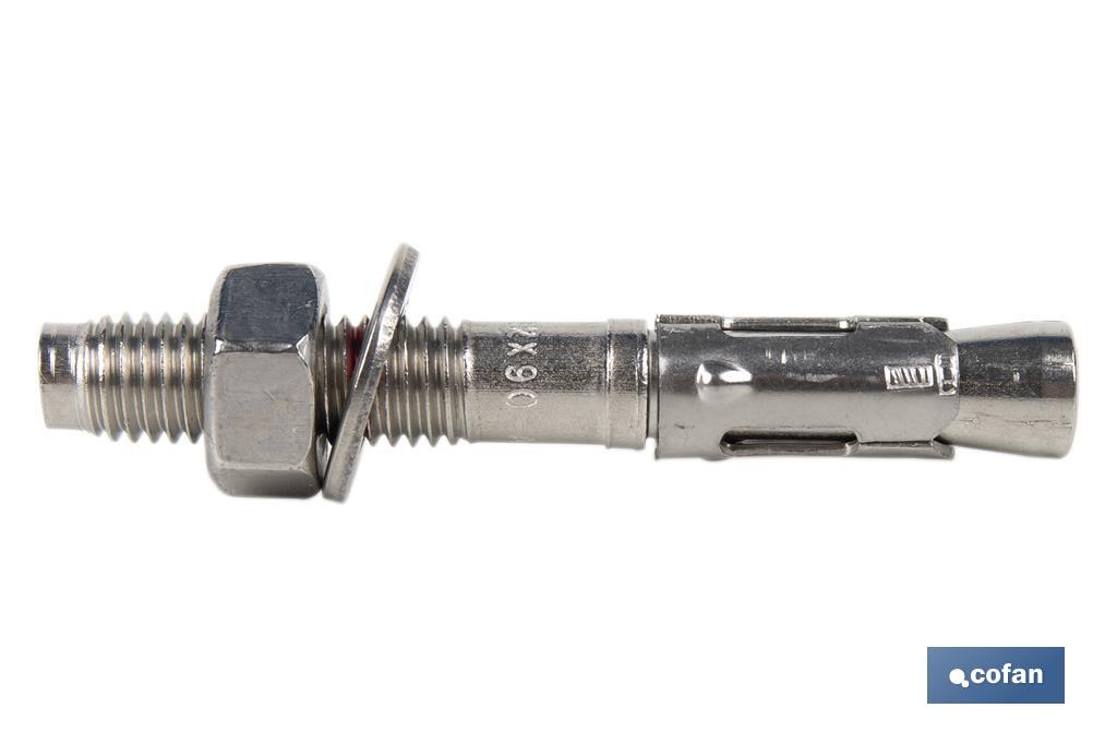 TACO ANCLAJE MTC M 6X120 INOX (PACK: 100 UDS) TACO ANCLAJE MTC M 6X120 INOX (PACK: 100 UDS)