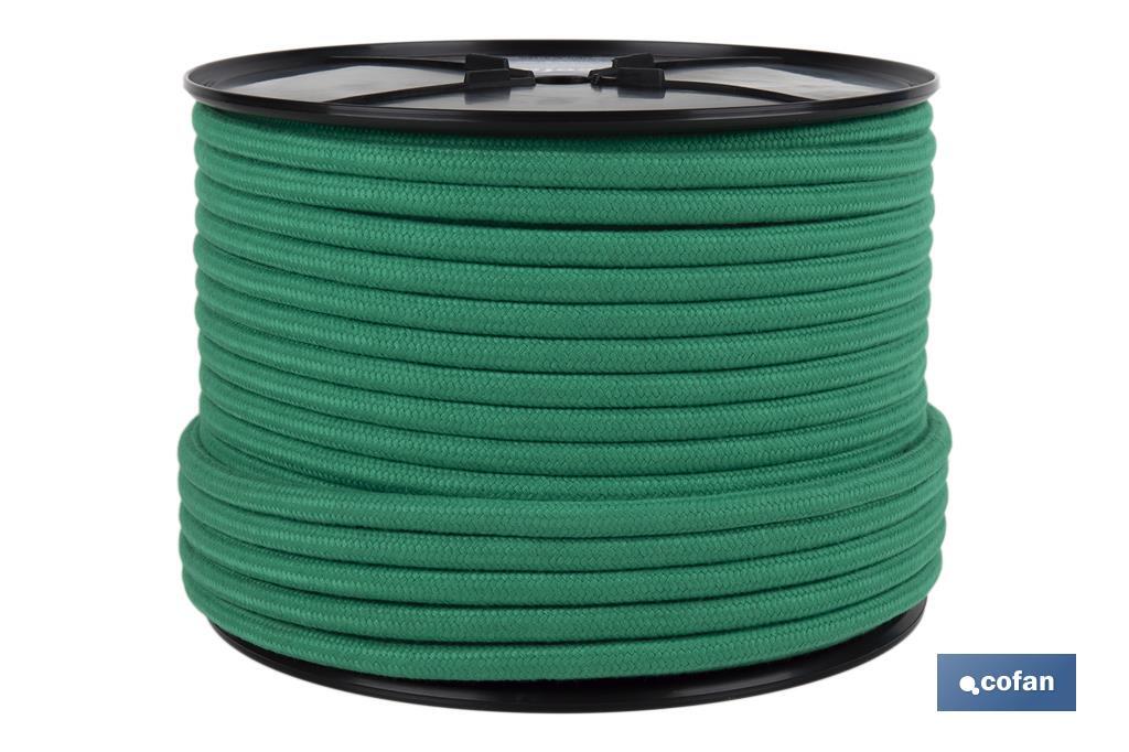 CARRETE ESCOTA NÁUTICA 14 MM 100 M VERDE (PACK: 1 UDS)