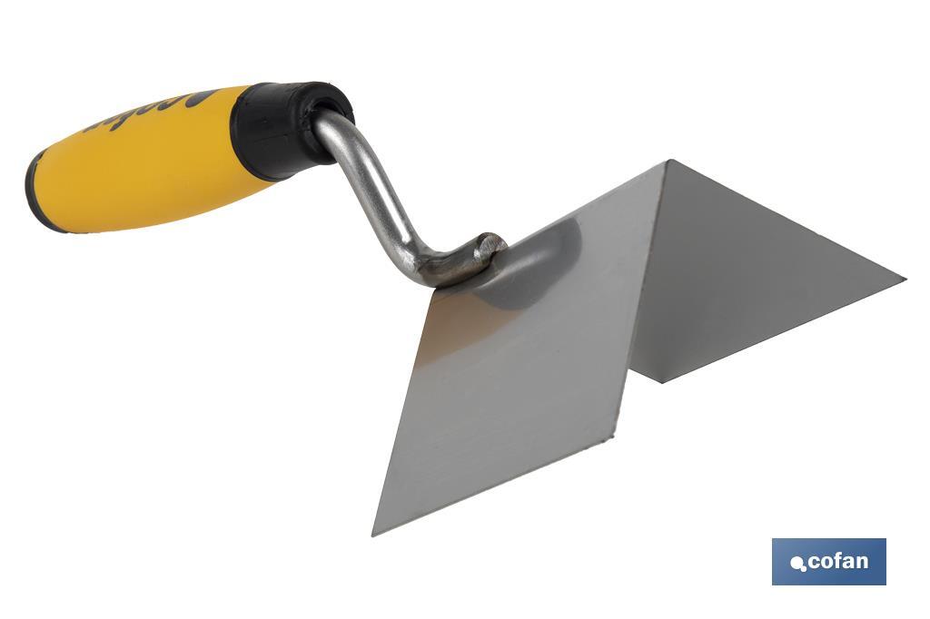 LLANA INOX PARA ESQUINAS EXTERIORES MANGO BI-COMPONENTE 80X60 (PACK: 1 UDS) LLANA INOX PARA ESQUINAS EXTERIORES MANGO BI-COMPONENTE 80X60 (PACK: 1 UDS)