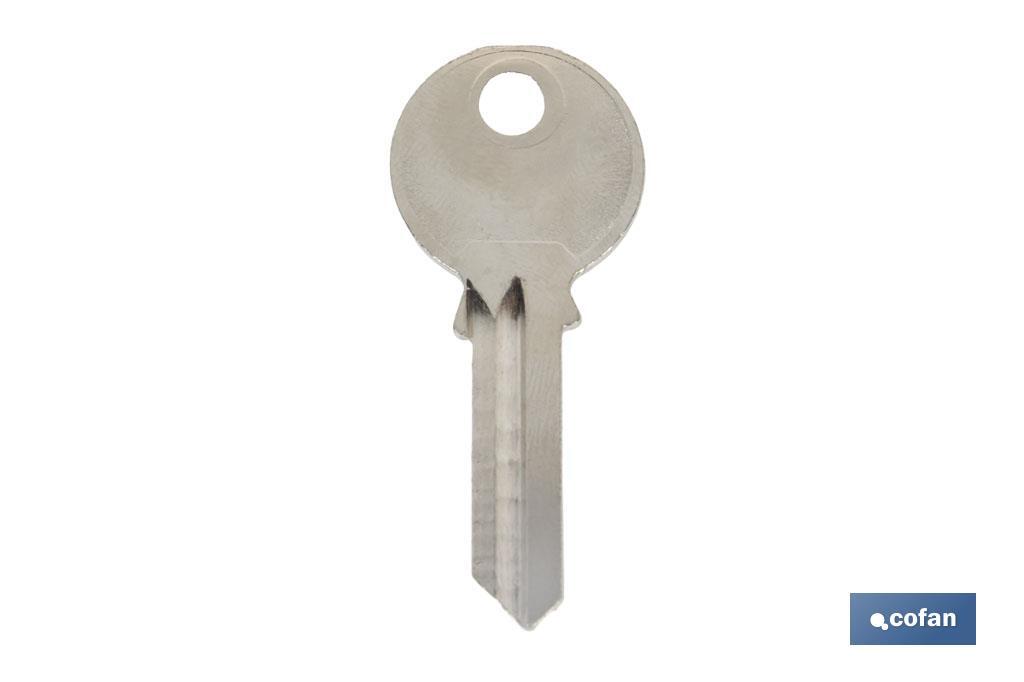 LLAVE EN BRUTO PARA CANDADO 70-90 mm (REF 10403113-14) (PACK: 1 UDS) LLAVE EN BRUTO PARA CANDADO 70-90 mm (REF 10403113-14) (PACK: 1 UDS)