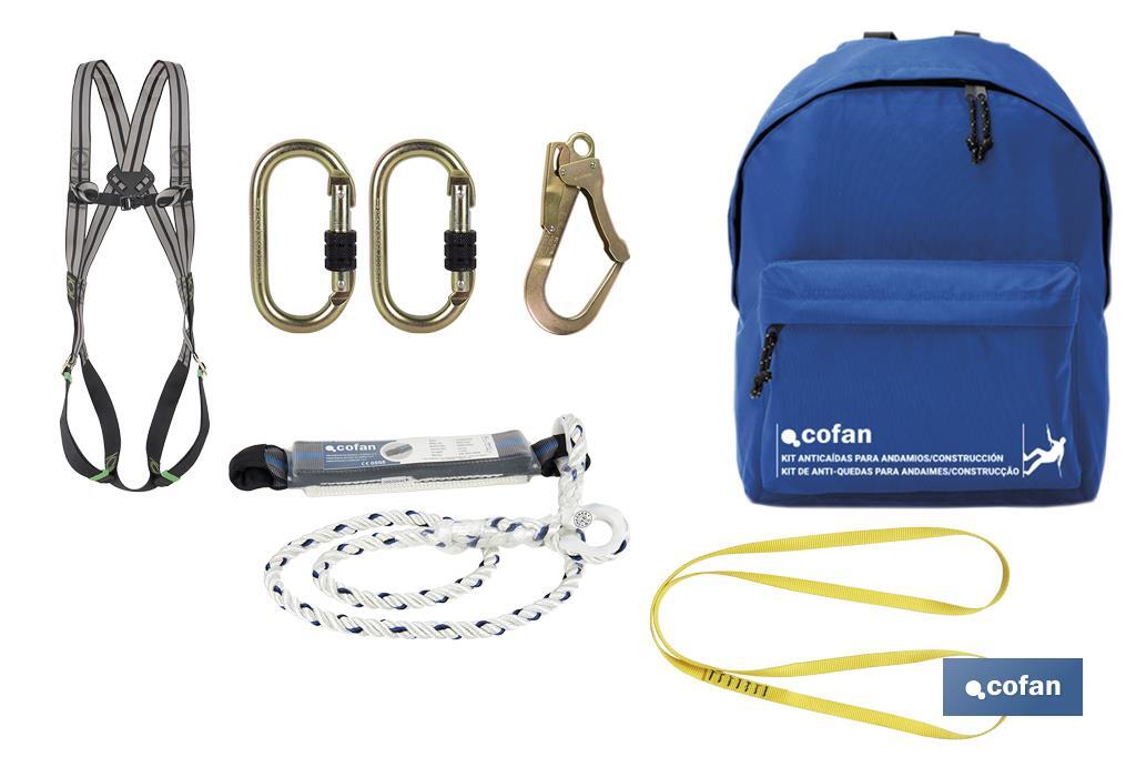 KIT ANTICAÍDAS PARA ANDAMIOS/CONSTRUCCIÓN (PACK: 1 UDS) KIT ANTICAÍDAS PARA ANDAMIOS/CONSTRUCCIÓN (PACK: 1 UDS)
