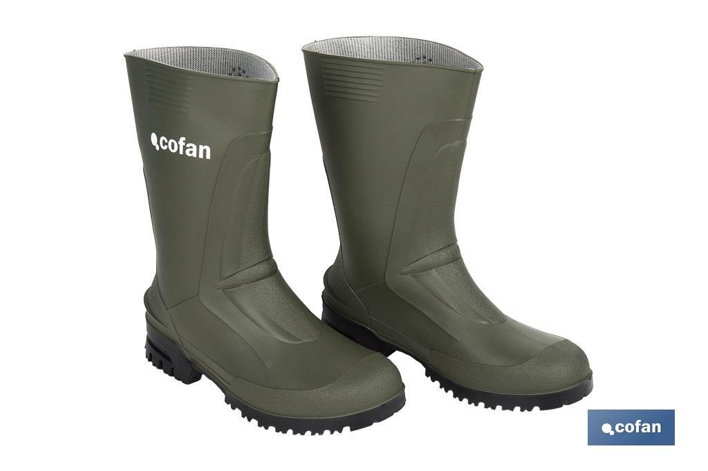 BOTA PVC VERDE MEDIA CAÑA TALLA 40 (PACK: 1 UDS)