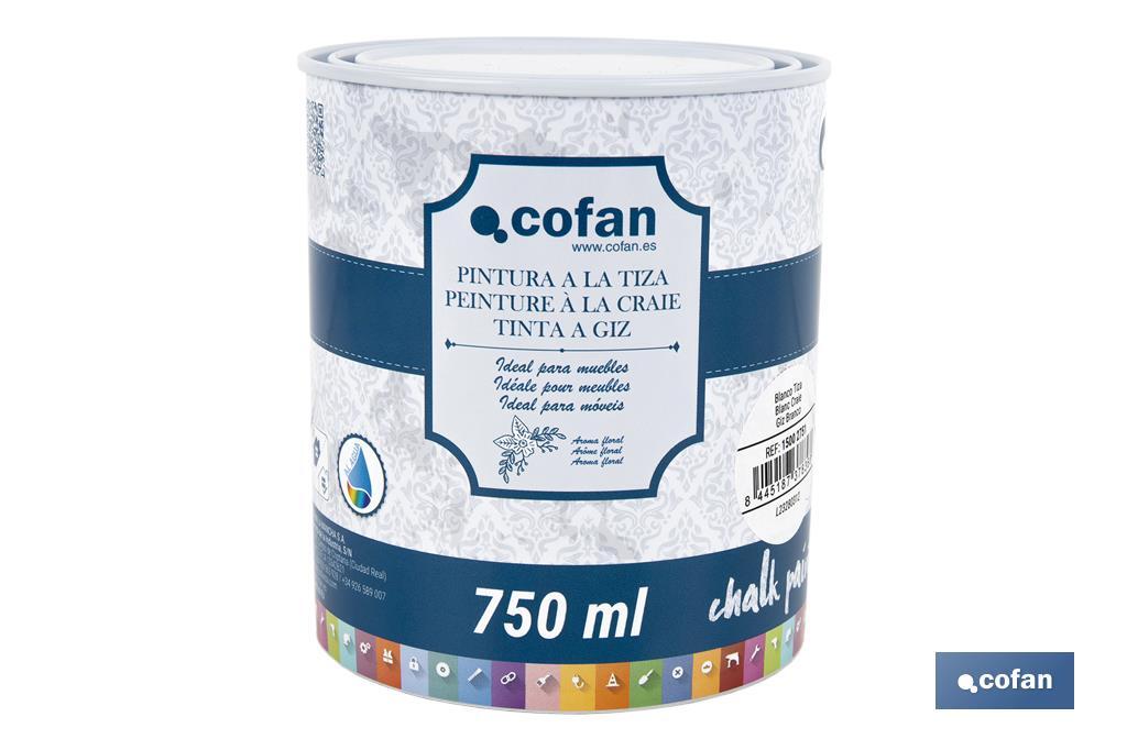 PINTURA A LA TIZA, CHALK PAINT, BLANCO TIZA 750 ML (PACK: 1 UDS) PINTURA A LA TIZA, CHALK PAINT, BLANCO TIZA 750 ML (PACK: 1 UDS)