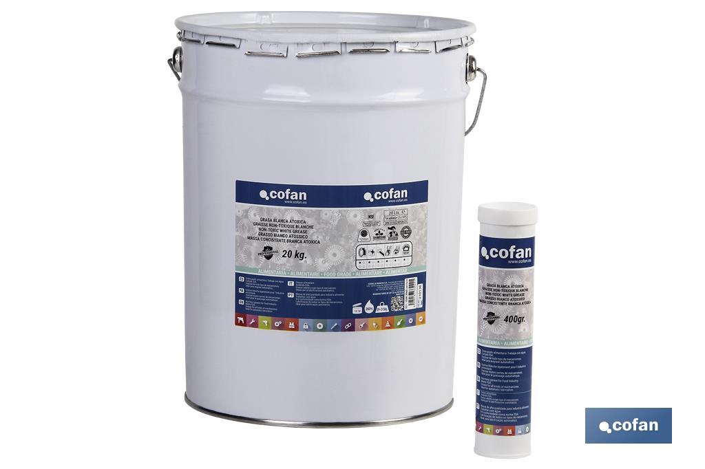 CARTUCHO GRASA BLANCA ATOXICA ALIMENTARIA 400 GRS (PACK: 1 UDS) CARTUCHO GRASA BLANCA ATOXICA ALIMENTARIA 400 GRS (PACK: 1 UDS)