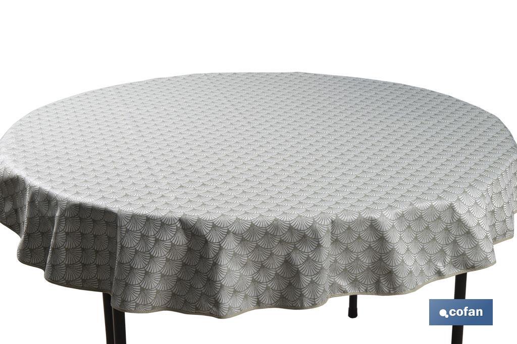 MANTEL REDONDO ARCOS VERDES ANTIMANCHAS RESINADO JACQUARD CONFECCIONADO 50% ALGODÓN 50% POLIESTER 1,80 M (PACK: 1 UDS) MANTEL REDONDO ARCOS VERDES ANTIMANCHAS RESINADO JACQUARD CONFECCIONADO 50% ALGODÓN 50% POLIESTER 1,80 M (PACK: 1 UDS)