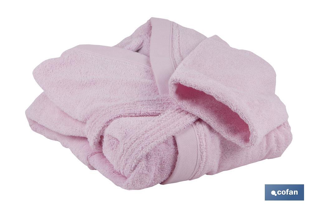 ALBORNOZ ROSA CLARO GR.500/M2 GAMA FLOR TALLA M (PACK: 1 UDS) ALBORNOZ ROSA CLARO GR.500/M2 GAMA FLOR TALLA M (PACK: 1 UDS)