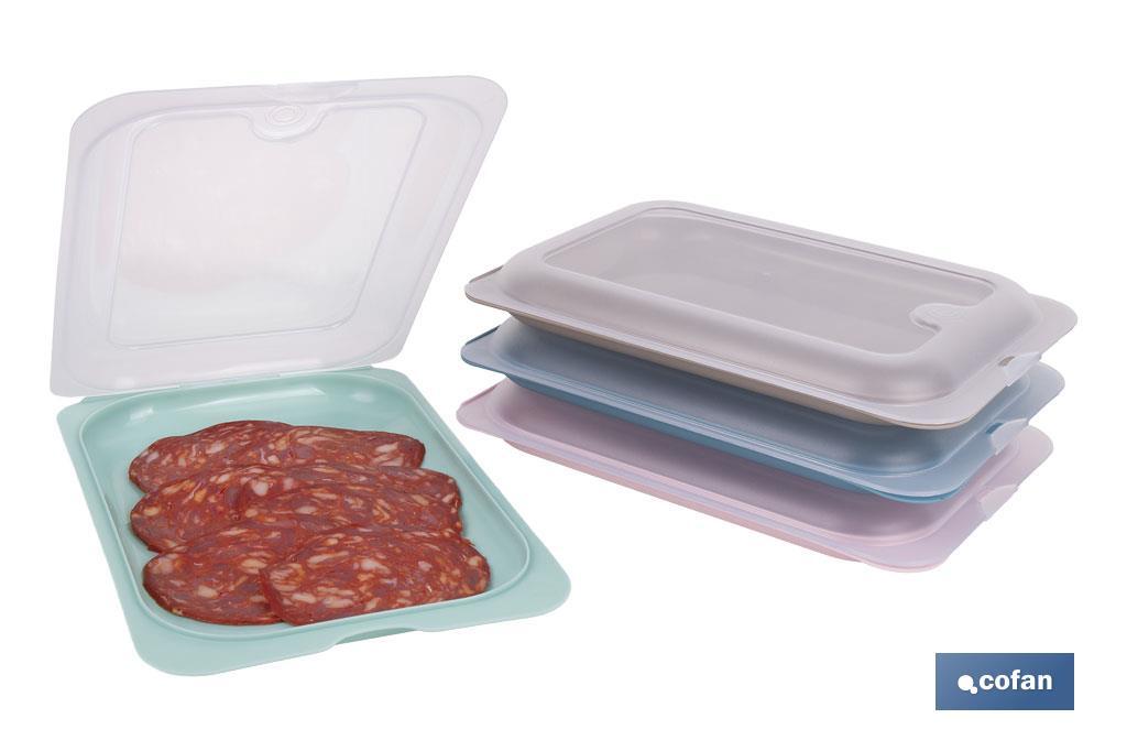 PACK DE 4 PORTAEMBUTIDOS APILABLE CREMA, AZUL, VERDE, NUDE 25 X 17 X 3 CM (PACK: 1 UDS) PACK DE 4 PORTAEMBUTIDOS APILABLE CREMA, AZUL, VERDE, NUDE 25 X 17 X 3 CM (PACK: 1 UDS)