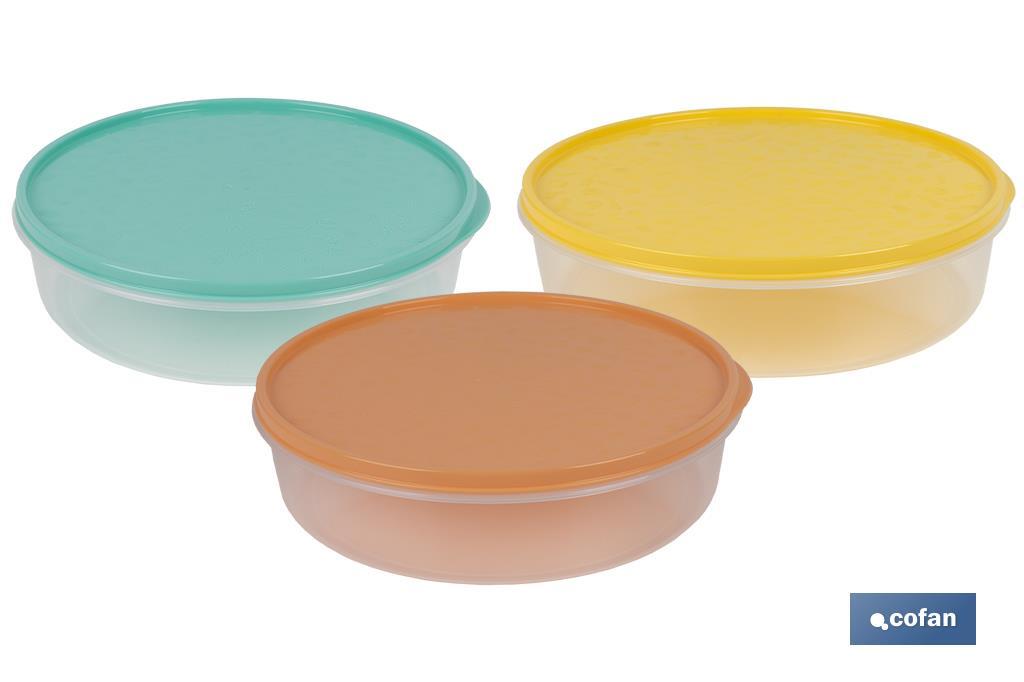 FIAMBRERA TORTILLA REDONDA VERDE  24.5X6.5cm venta unitaria (PACK: 1 UDS)