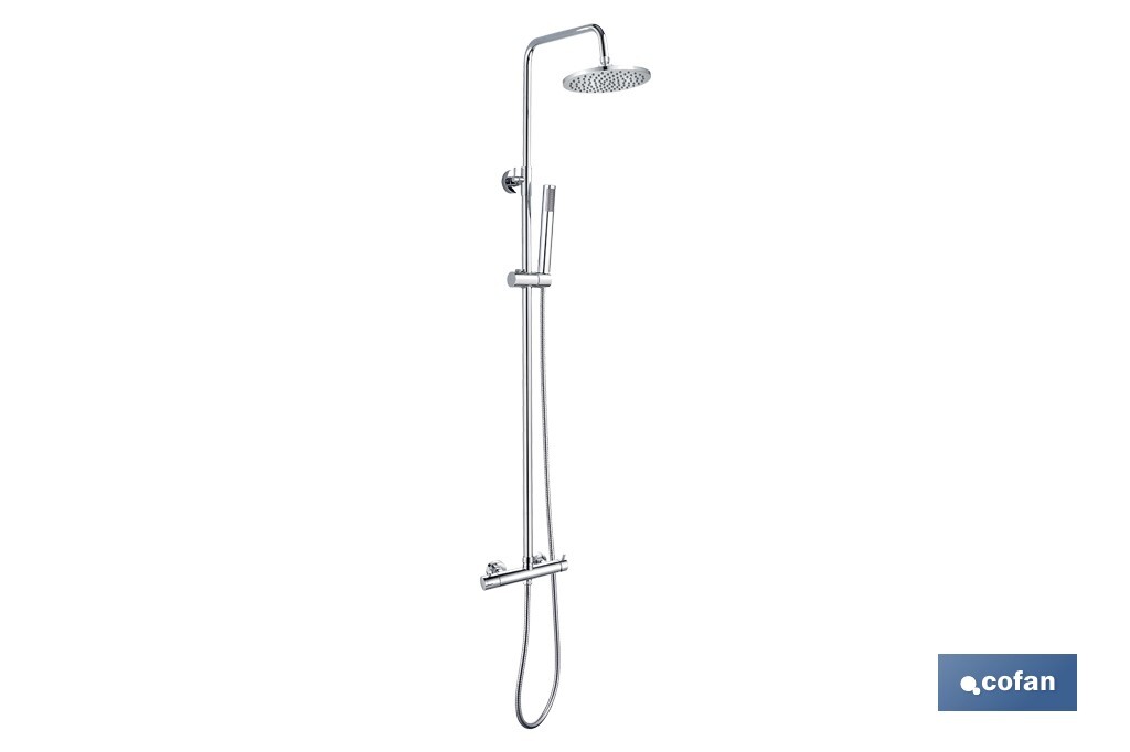 COLUMNA DE DUCHA CON GRIFO MONOMANDO 80-115 (PACK: 1 UDS) COLUMNA DE DUCHA CON GRIFO MONOMANDO 80-115 (PACK: 1 UDS)
