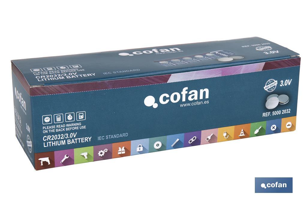 PILA BOTON CR2032/3,0V (PACK: 100 UDS) PILA BOTON CR2032/3,0V (PACK: 100 UDS)