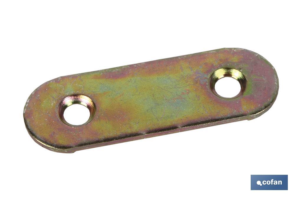 4 UDS PLACA DE UNION 75 X 20MM (PACK: 12 UDS) 4 UDS PLACA DE UNION 75 X 20MM (PACK: 12 UDS)