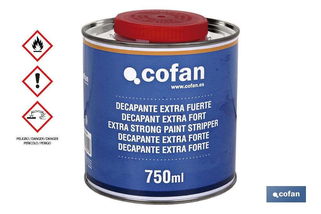 Decapante | Extra Fuerte | Envase 750 ml | Apto para Todo Tipo de Pinturas y Barnices | No contiene Cloruro de Metileno