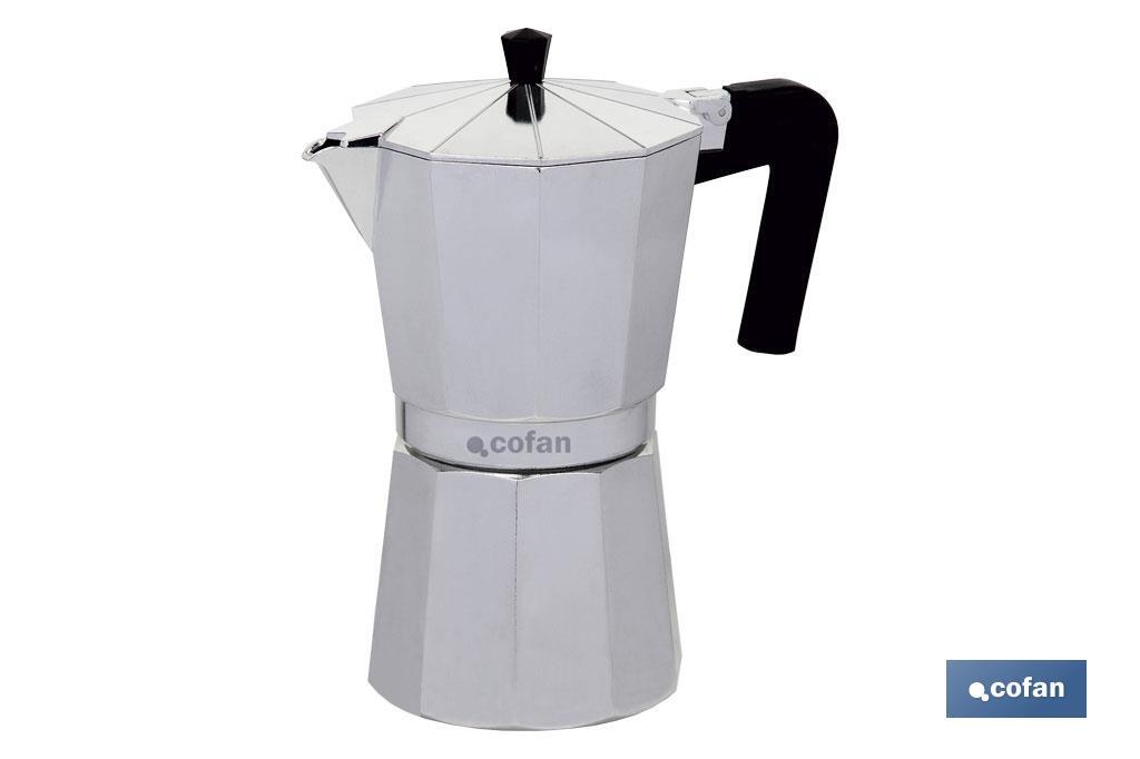 Cafetera Modelo Provenza | Capacidades diferenes | Fabricada en Alumino | Para Inducción | Cafetera Cofan